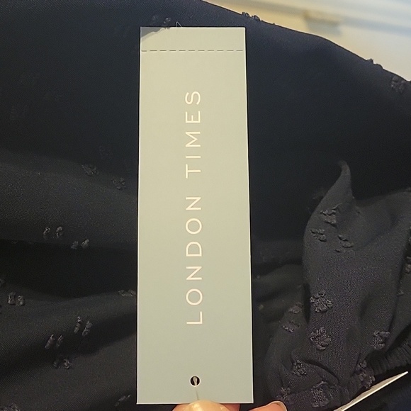 NWT London Times size 8 Royal Blue Romper - Picture 9 of 12